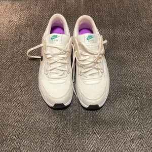 White purple and green Nike Airmax size 8 1/2
